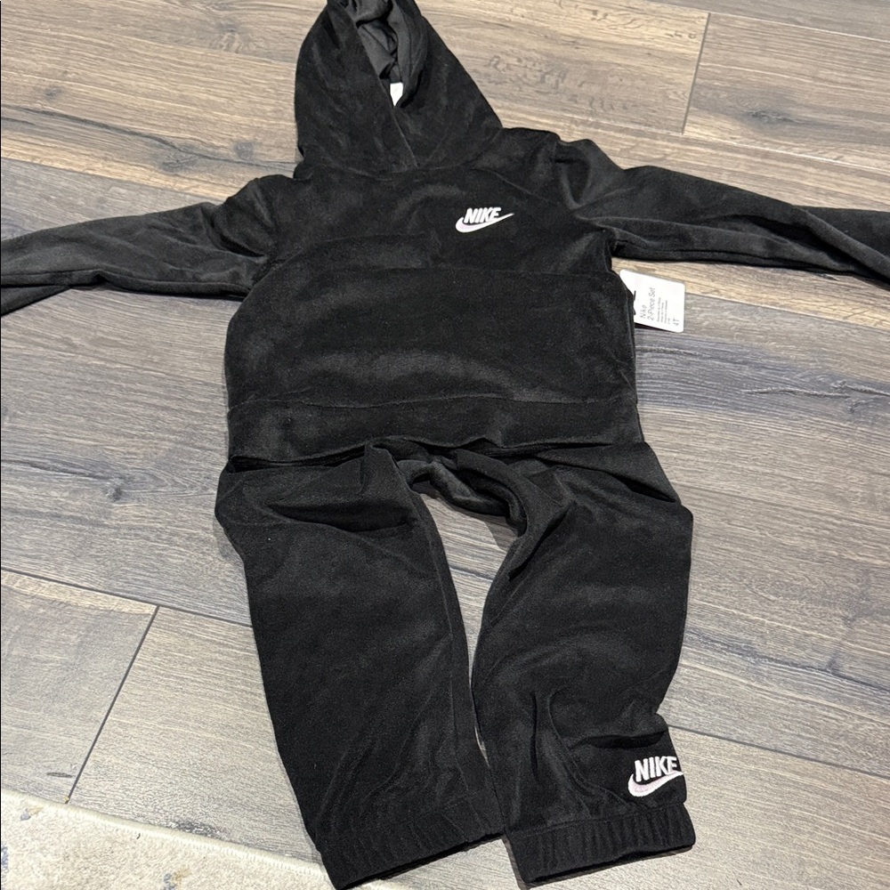 Nike Black Velvet Tracksuit